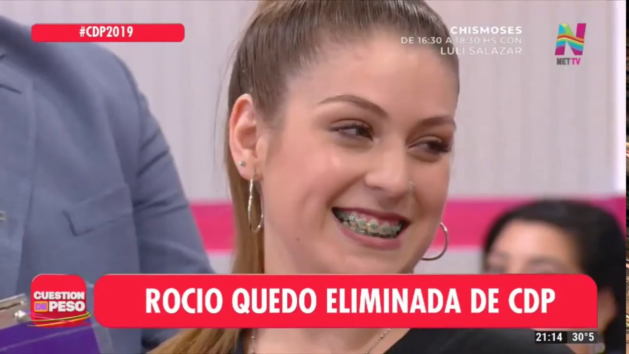 ROCIO QUEDO 🔺ELIMINADA🔻 DE CUESTION DE PESO 2019 conmovedora despedida