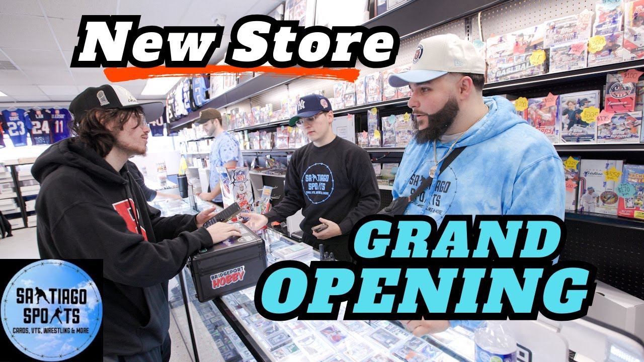 THE BIGGEST CARD SHOP IN NEW JERSEY OPENED ! New Store Vlog