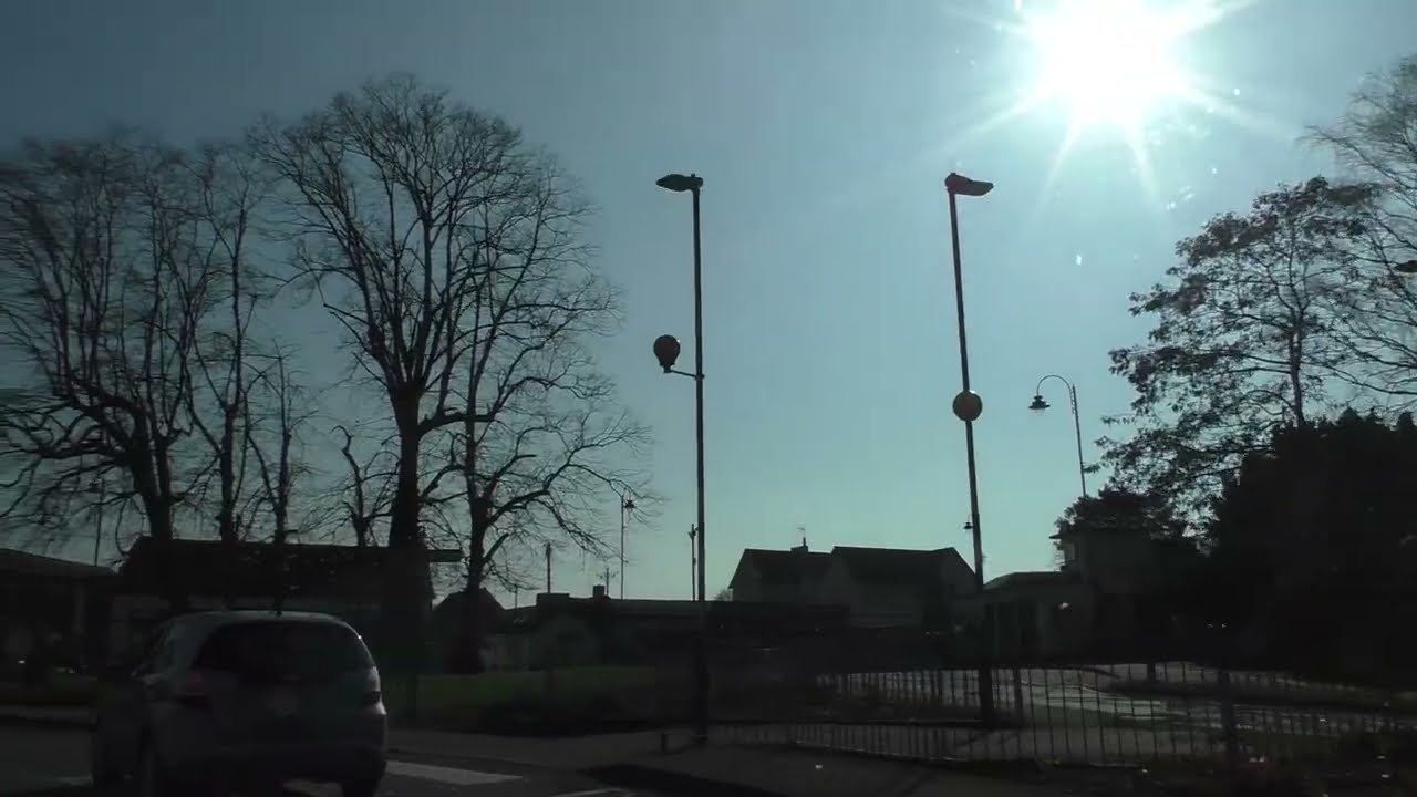 Driving On Townsend Way, North End Lane & Pickersleigh Road, Newland To Barnard's Green, Malvern, UK