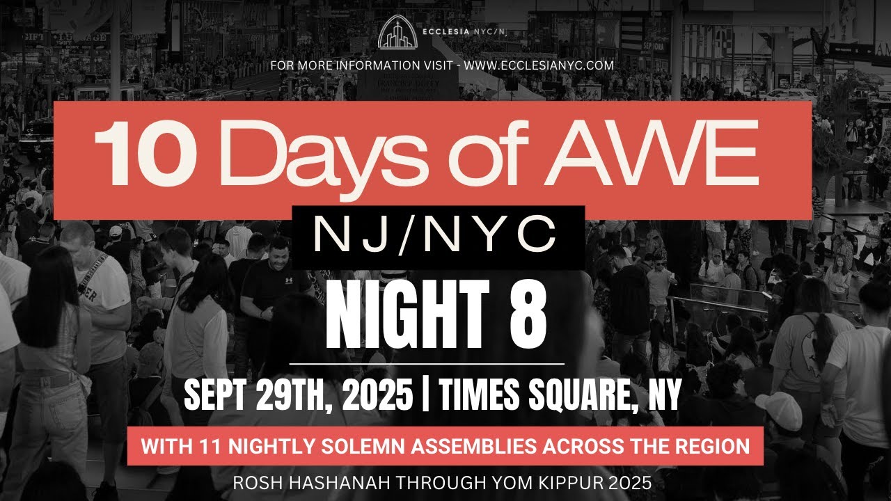 10 Days of Awe NJ/NY- Night 8 | Times Square NY