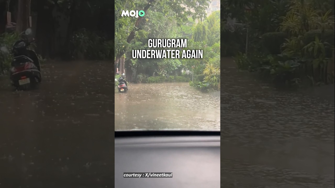 VIRAL | Smart City Or Water City? | Why Does Gurugram Flood Every Time It Rains?  #viral #viralvideo