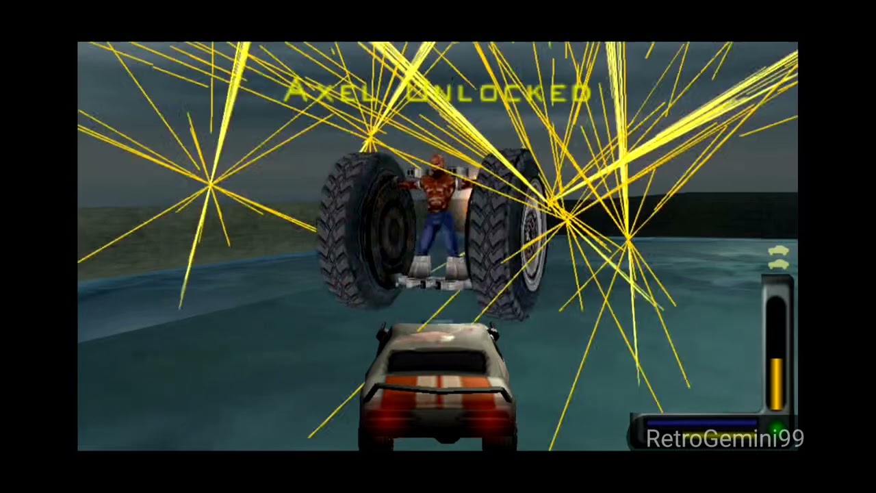 Twisted Metal Head-On Unlocking Mr. Slamm, Axel, Crimson Fury, & Hammerhead