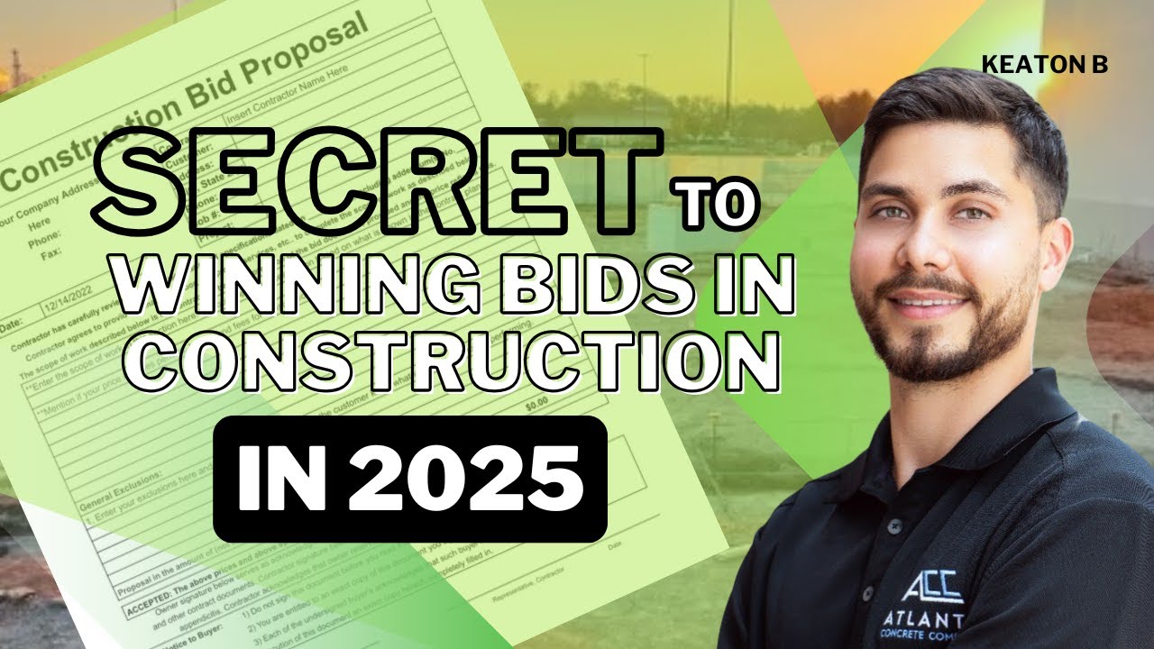 Secrets to Winning Construction Bids in 2025