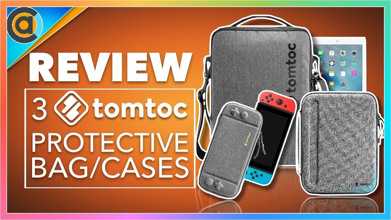 REVIEW: Tomtoc protective cases for Nintendo Switch, iPad and Laptops. portfolio. shoulder bag