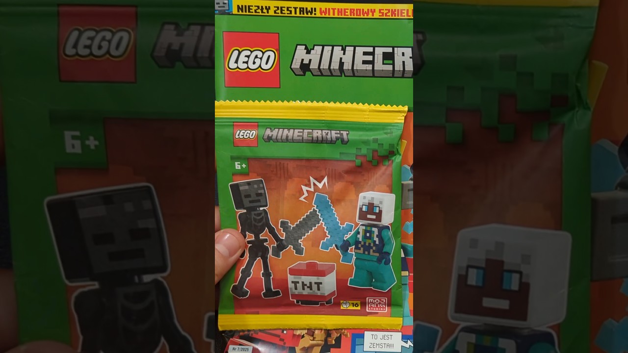 Building Wither Skeleton & Ender Explorer LEGO Minecraft set #lego #legoasmr #minecraft