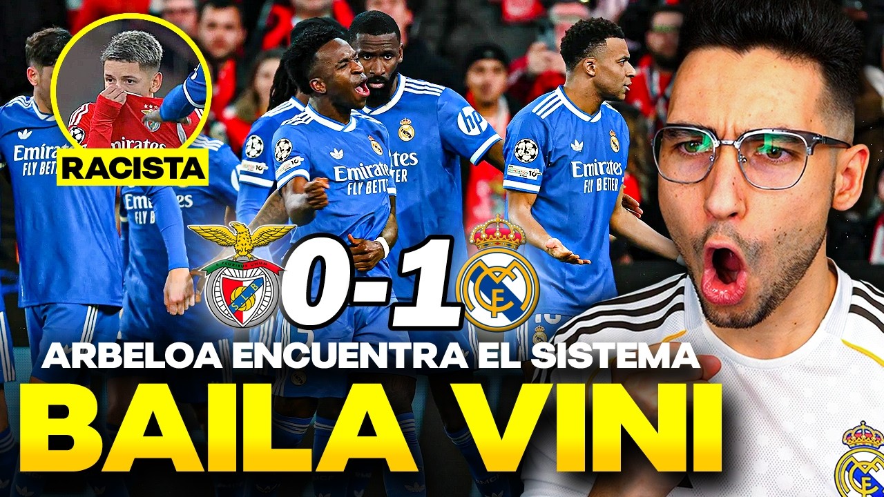 GOLAZO de VINICIUS para GANAR (0-1) al BENFICA - SANCIÓN EJEMPLAR a PRESTIANNI y a la GRADA