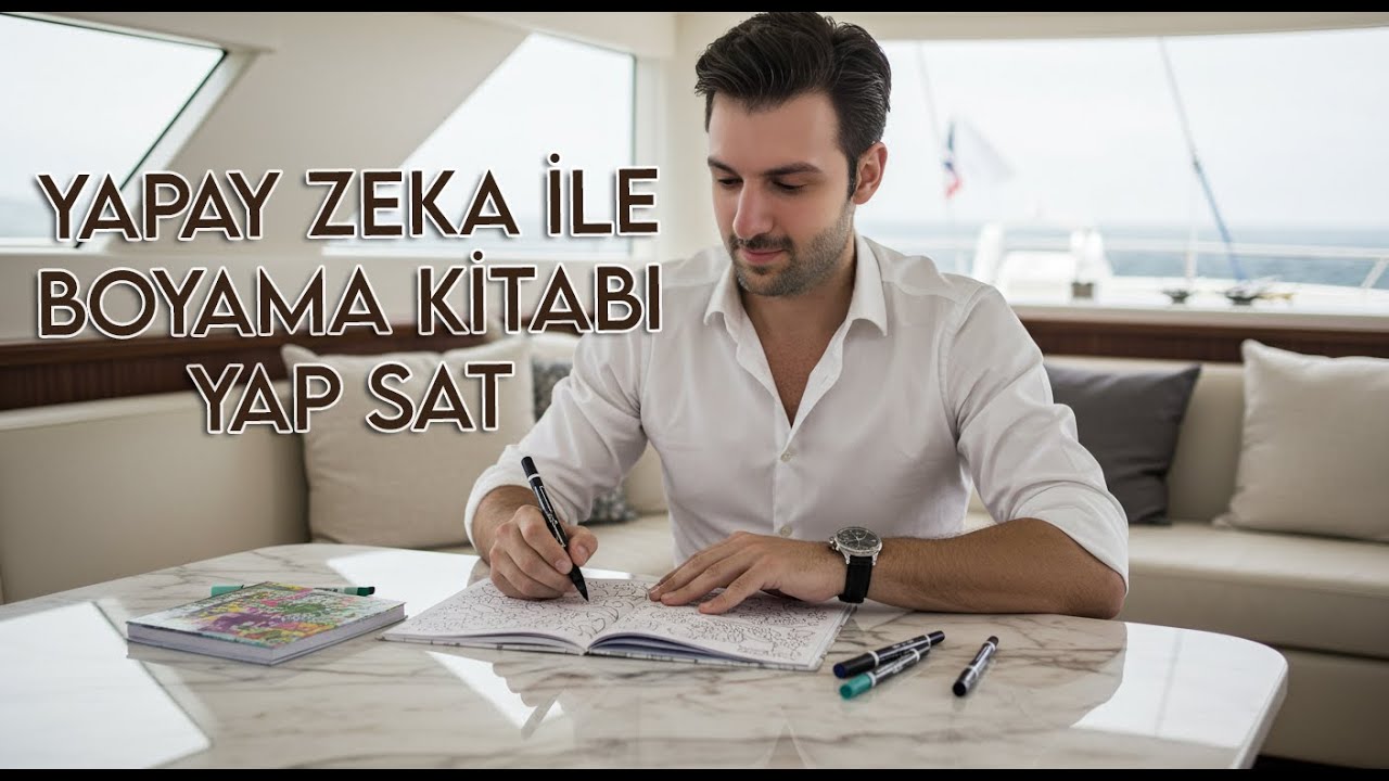 AMAZON KINDLE İLE PARA KAZAN - YAPAY ZEKA İLE BOYAMA KİTABI YAP SAT  - İNTERNETTEN PARA KAZANMA