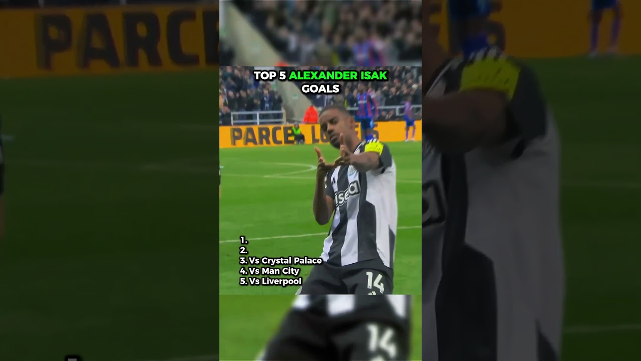 Alexander Isak Best Goals #football #premierleague #alexanderisak #isak #goals