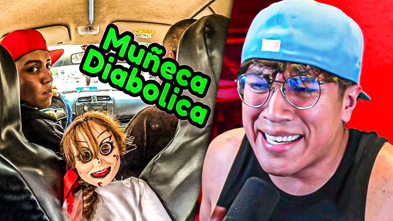 REACCIONO A MUÑECA DIABOLICA EN TAXI (BROMA)