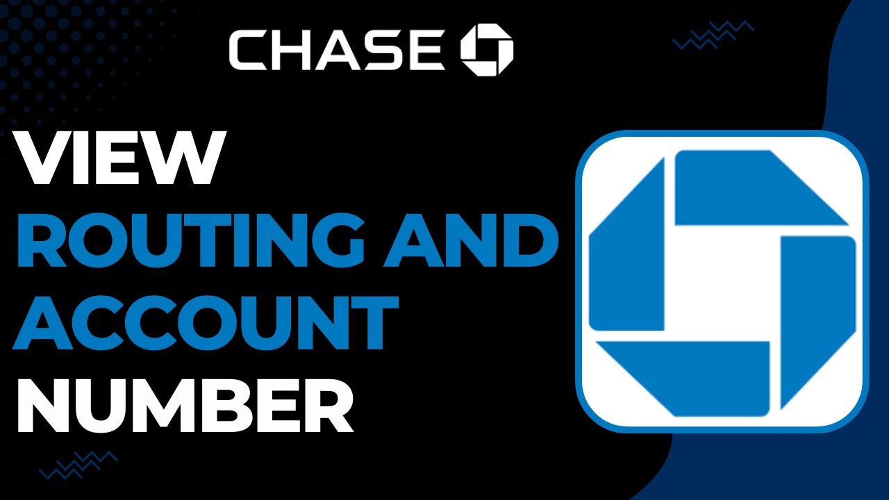 Как посмотреть маршрутный номер и номер счета в Chase!
