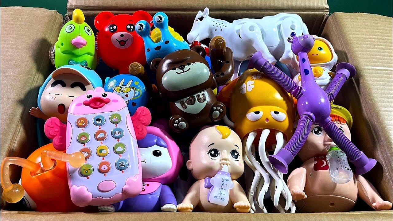 7.41 Minutes Satisfying with Unboxing Toys Set, Princess Dolls, Swing&Slide Collection ASMR | Review