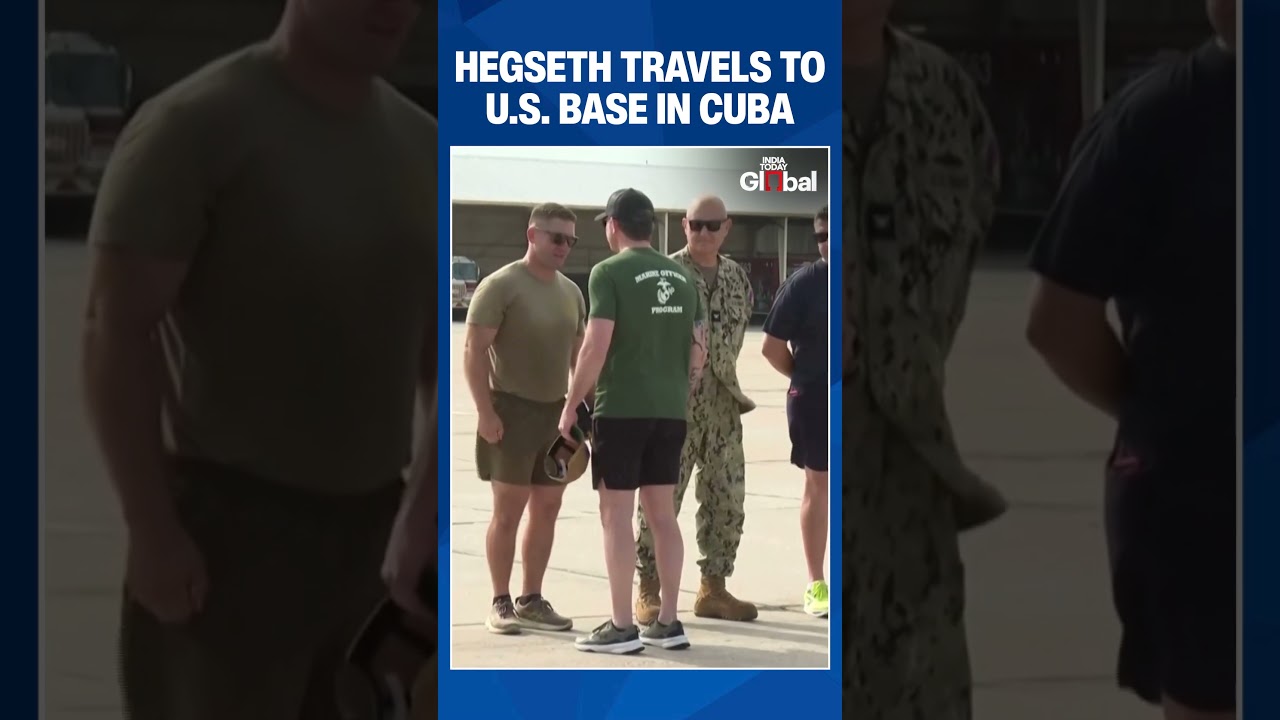 Pete Hegseth Visits Guantanamo Bay as Trump Administration Increases Pressure on Cuba |#shorts