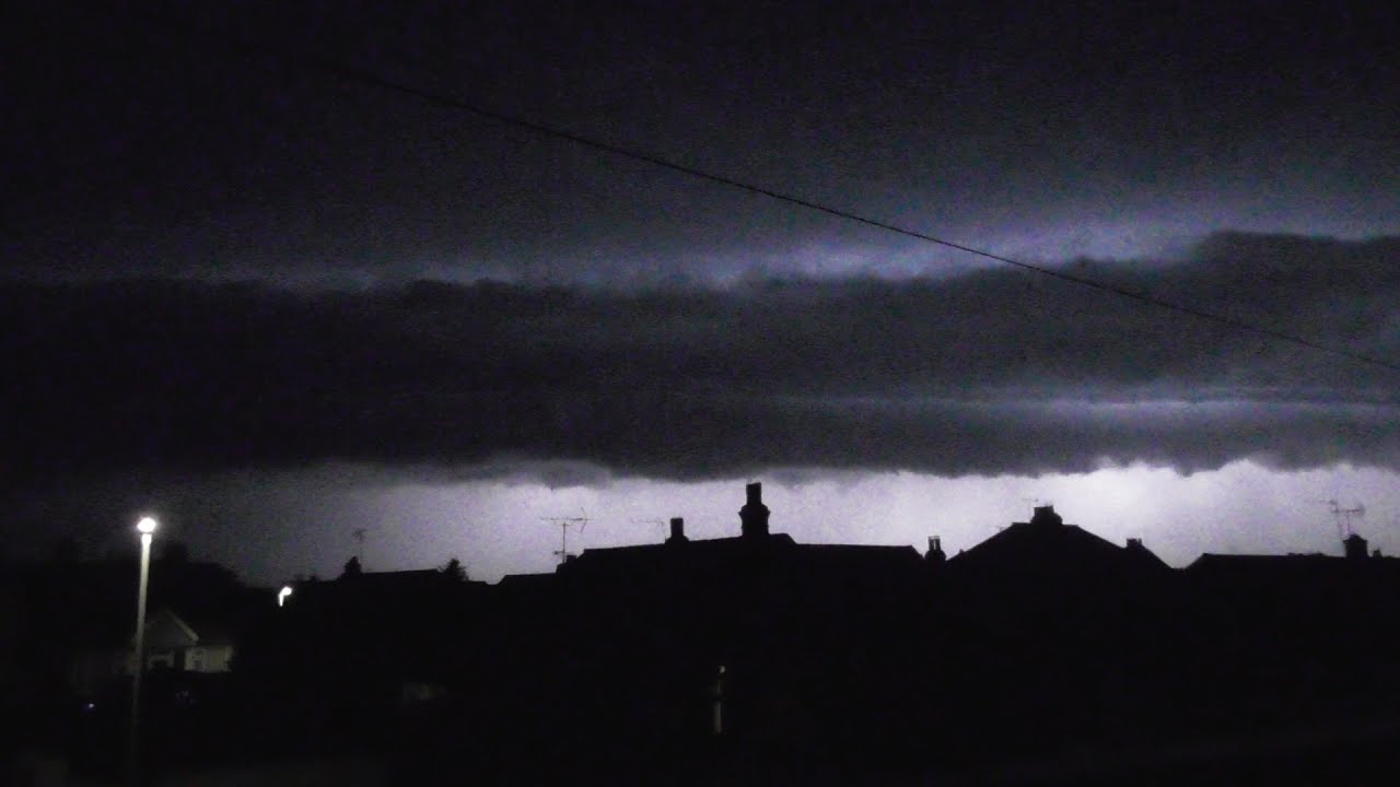 Severe elevated thunderstorms - Herne Bay, Kent - 18th and 19th May 2022
