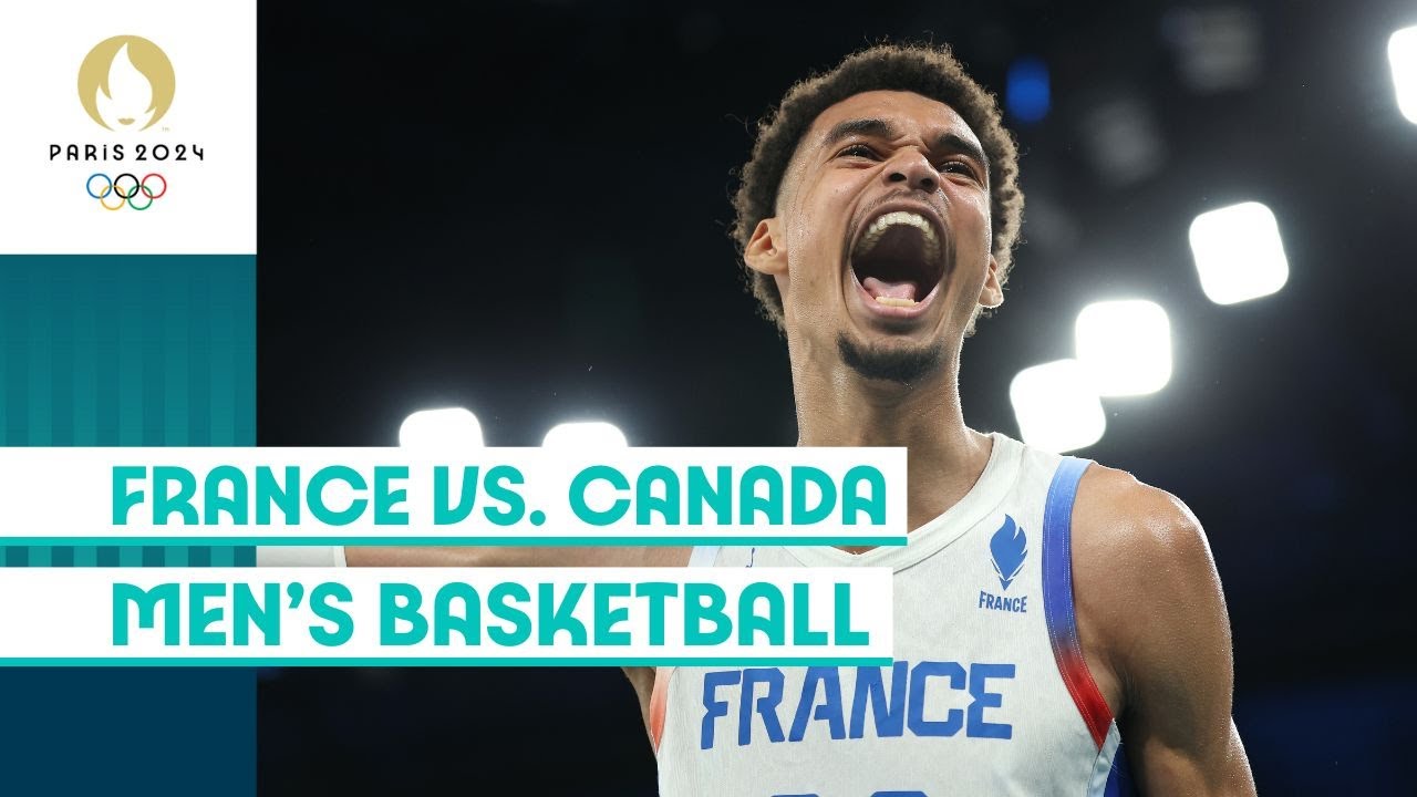 The Hosts Advance! 🇫🇷 France vs. Canada 🇨🇦 | Men's Basketball 🏀 | #Paris2024 Highlights