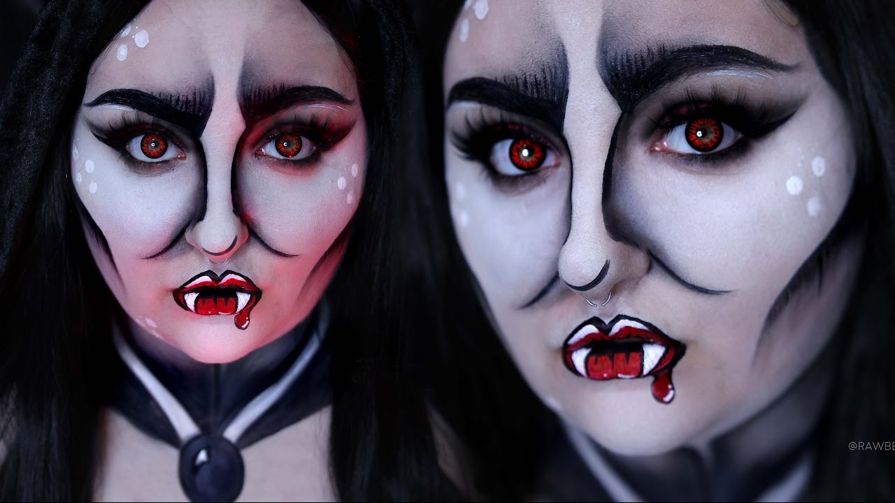POP ART VAMPIRE | EASY Halloween Costume Makeup Tutorial | RawBeautyKristi
