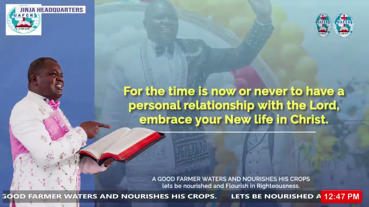 THE NEW CONVERTS CONGREGATION SUNDAY 13TH OCT. 2024 AT JINJA UAFCR  HEADQUARTER BY PROPHET DAVID.