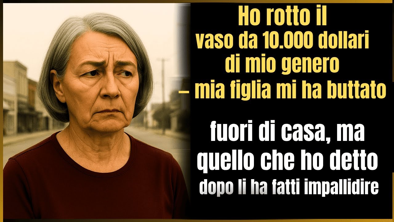Ho rotto un vaso da 10.000$ e mia figlia mi ha cacciato — la risposta li ha sbalorditi!
