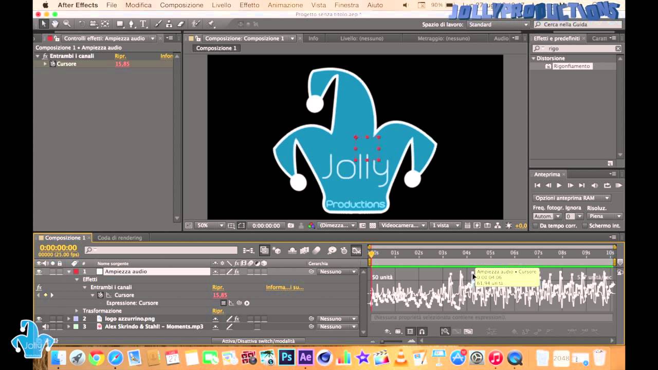 | TUTORIAL AFTER EFFECTS | Logo a Ritmo di Musica