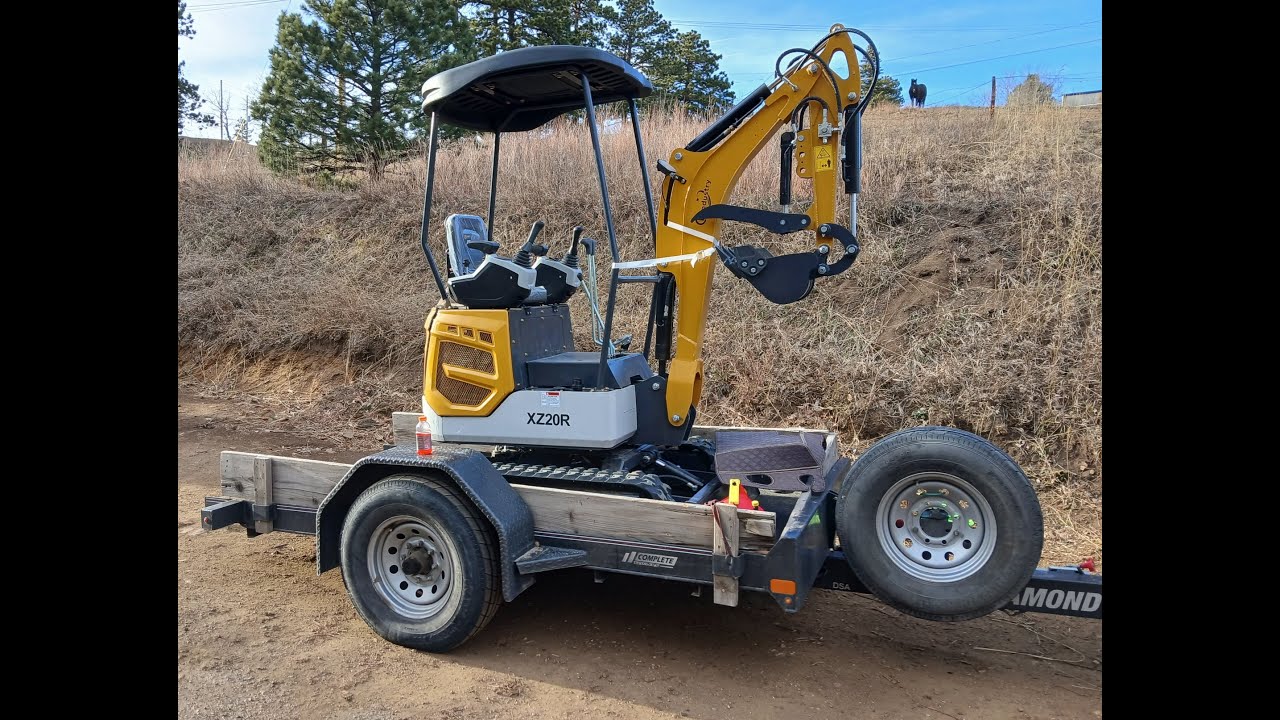 CFG XZ20R Chinese Mini Excavator control swap ISO to ASE.