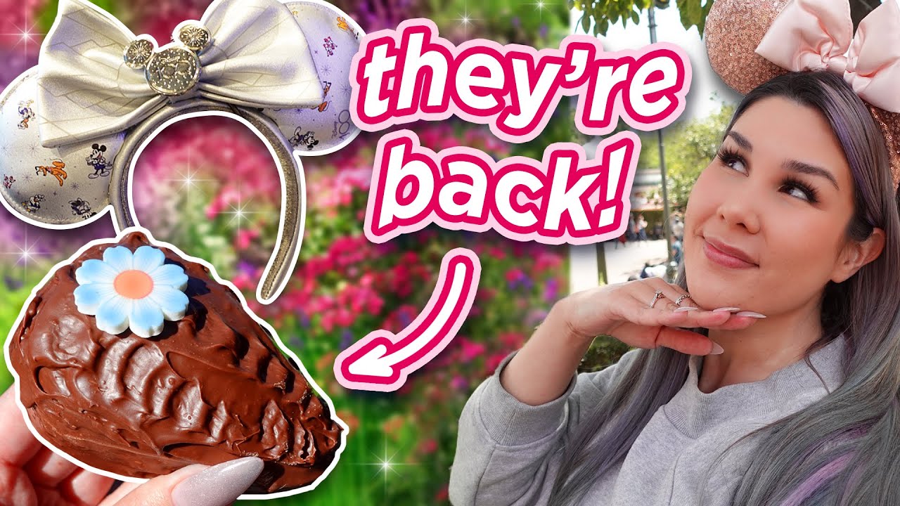 How To Get One of Disney's FAMOUS EASTER EGGS! 🌷 New Spring Treats & Minnie Ears! Disneyland Vlog