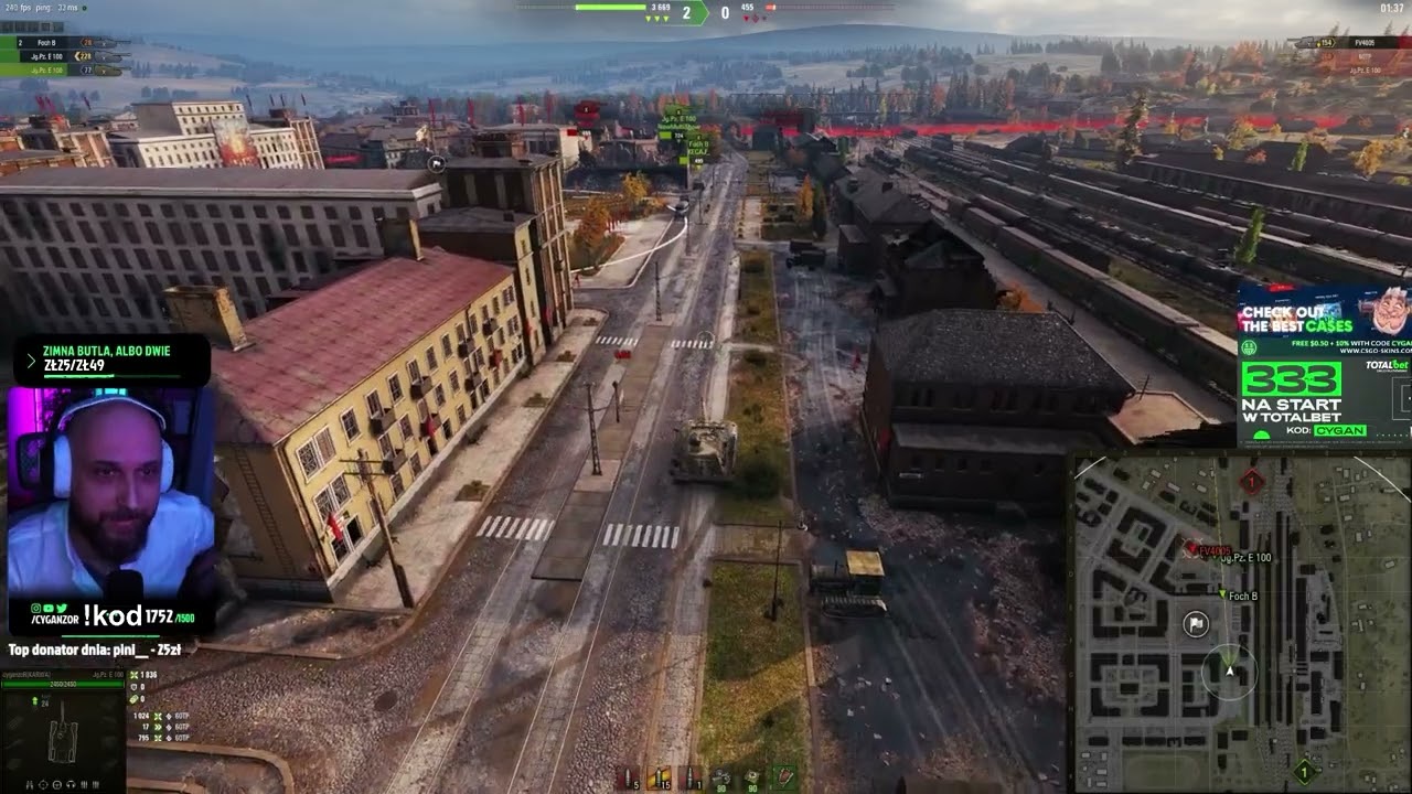 WIELKI TURNIEJ STRIMERÓW - CYGAN + MULTI + KECAJ