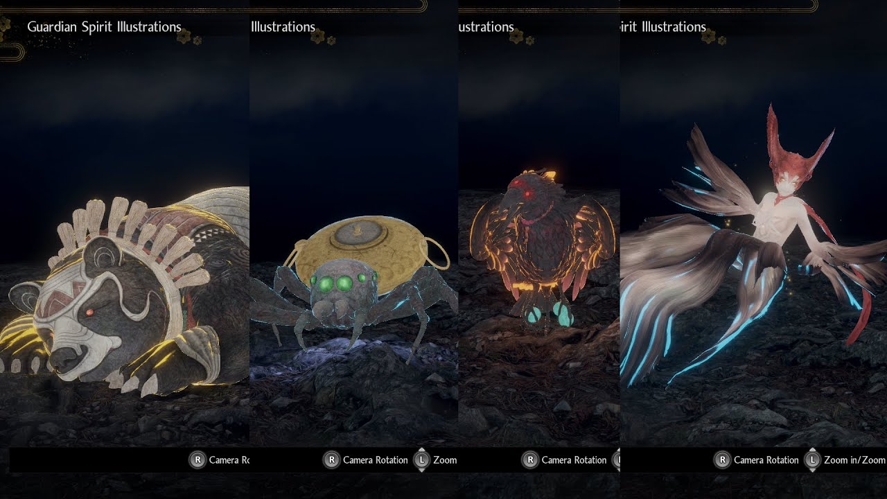 Nioh 2 All Guardian Spirits Showcase