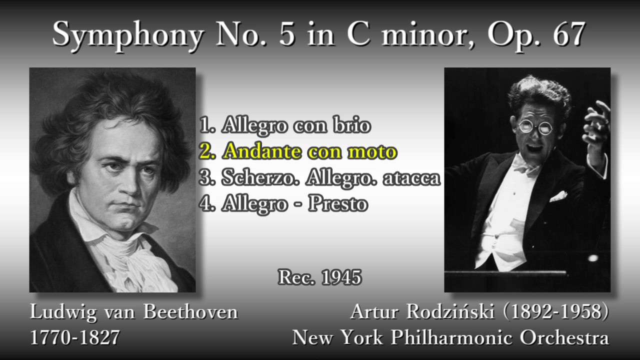 Beethoven: Symphony No. 5, Rodziński & NYP (1945) ベートーヴェン 交響曲第5番 ロジンスキ
