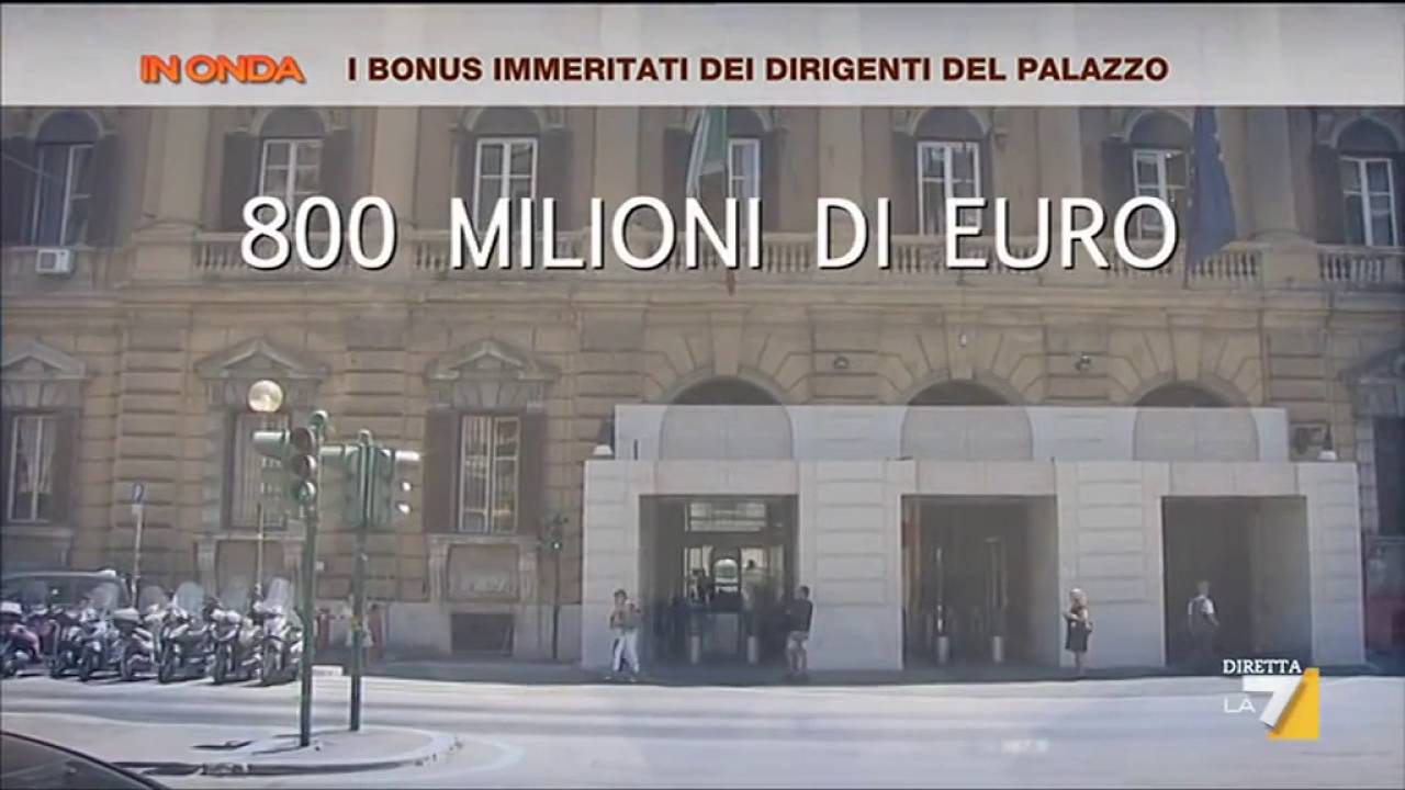 I bonus immeritati dei dirigenti del Palazzo