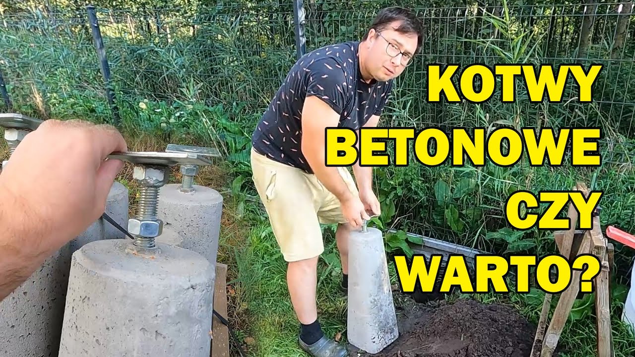 107. Montaż kotew BetoSystem pod wiatę i taras