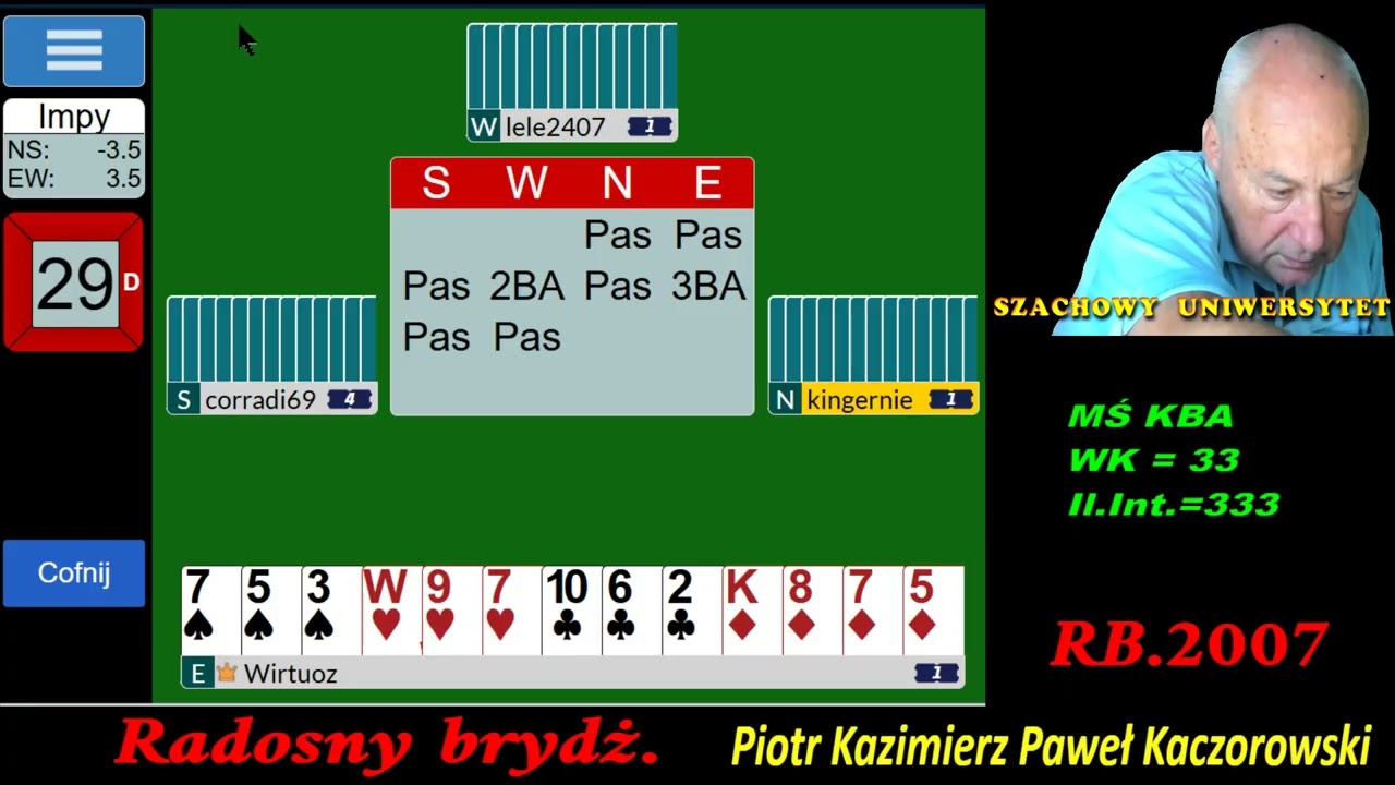 Radosny Brydż RB.2007