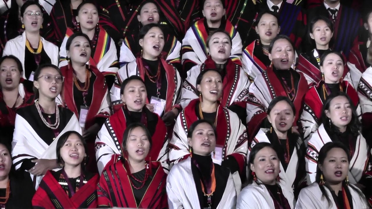 Resounding Hallelujah Chorus by 800 member Kohima Churches Choir 30th November 2025