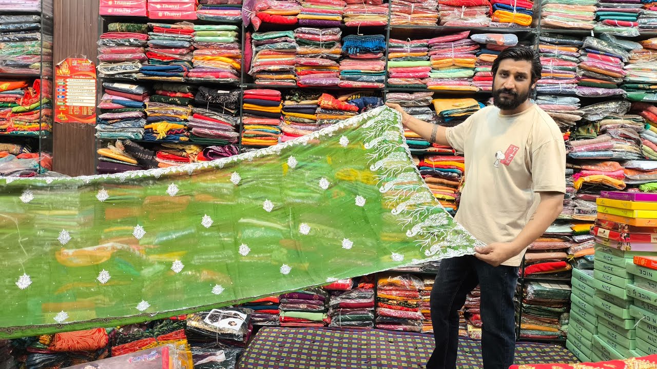 Saree wholesale market in kanpur | kanpur saree market wholesale 