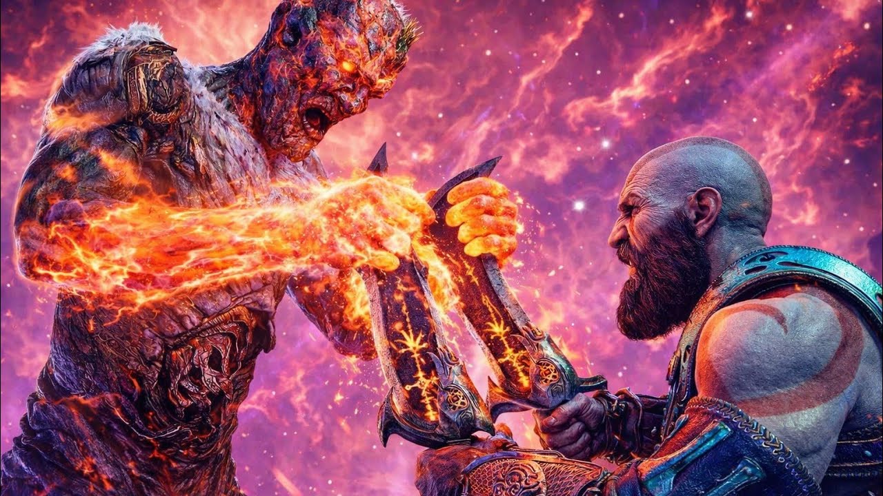 God of War 5 Ragnarok - Kratos Creates Ragnarok Scene PS5 Destruction of Asgard)