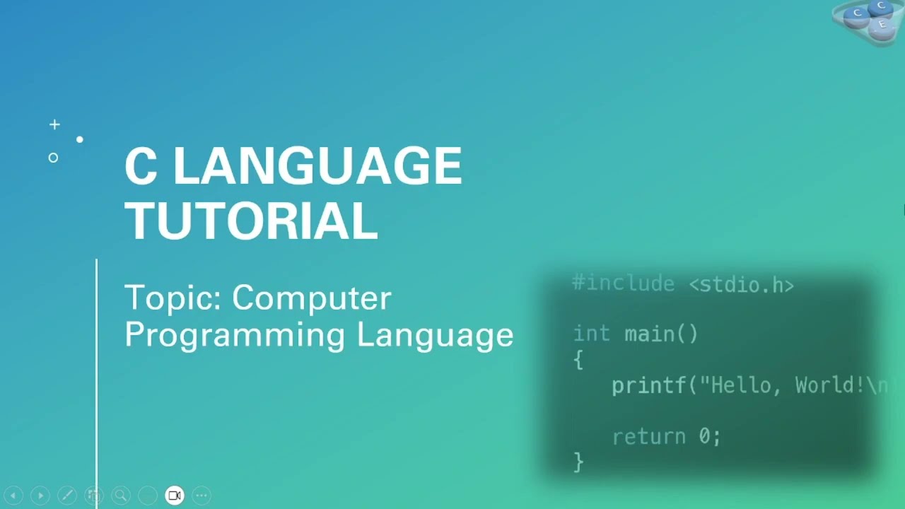 Basics of Computer Programming Languages  | C Language Tutorial