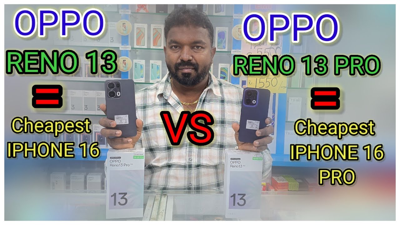 (Cheap iPhone) OPPO RENO 13 VS 13 PRO UNBOXING REVIEW TAMIL