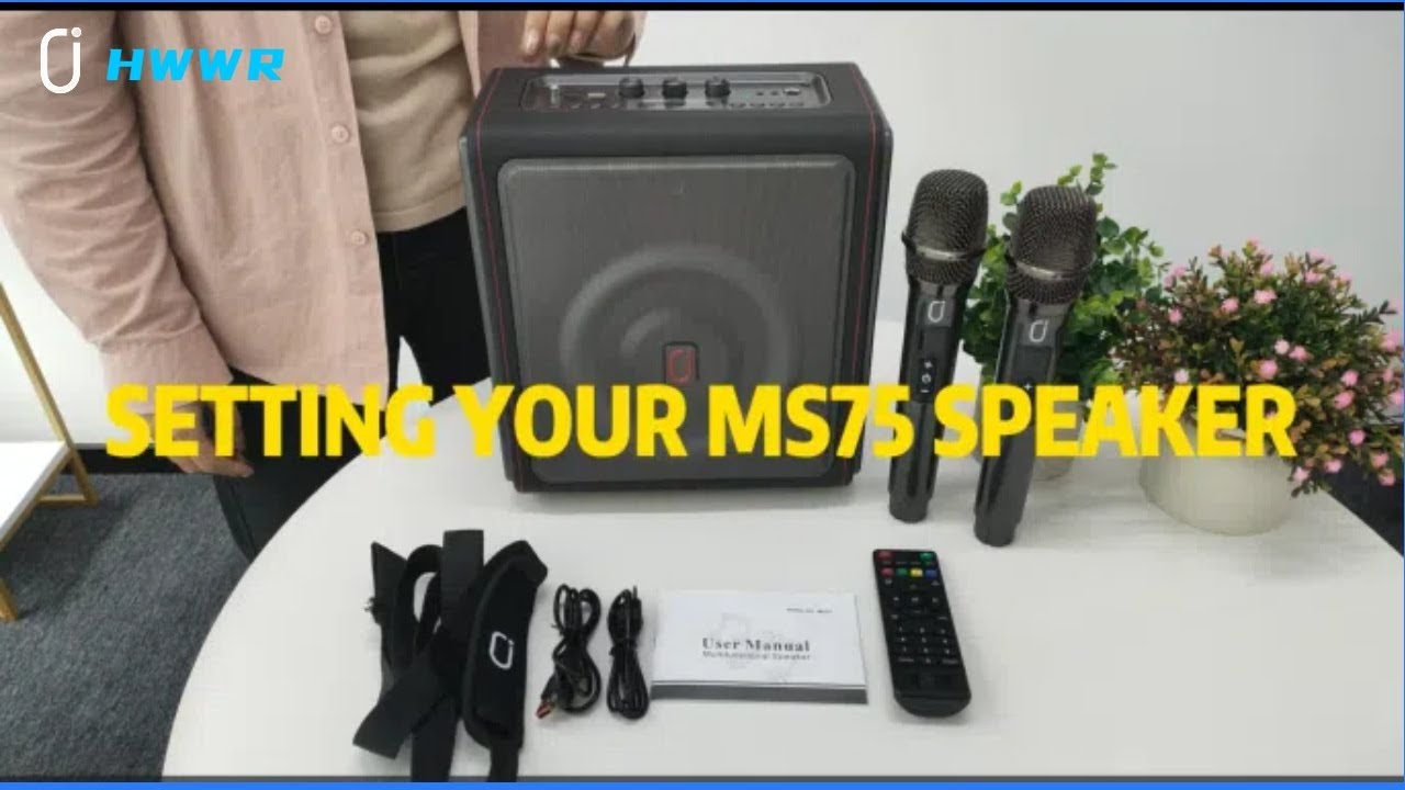 GET YOUR MS75 CONNECTED.🎤