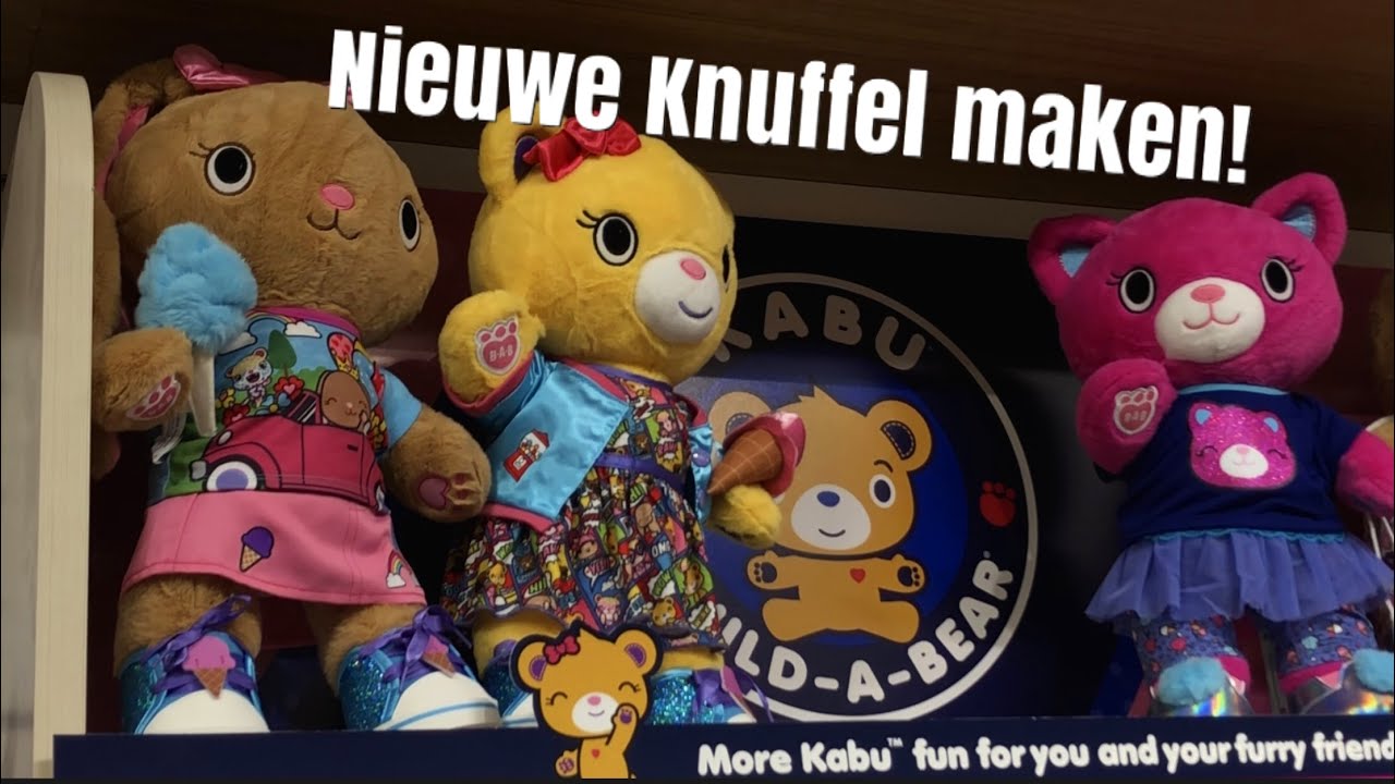 Nieuwe knuffel maken bij Build-A-Bear in Chicago