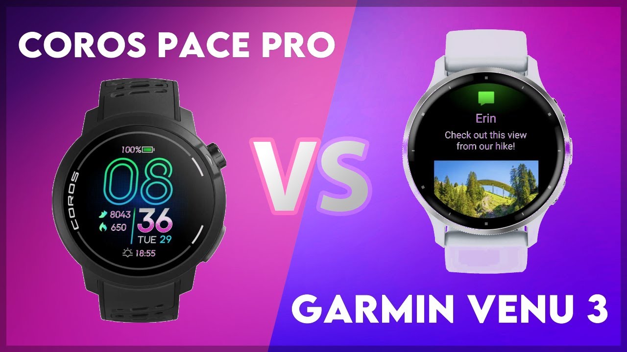 Coros Pace Pro vs Garmin Venu 3 Comparison