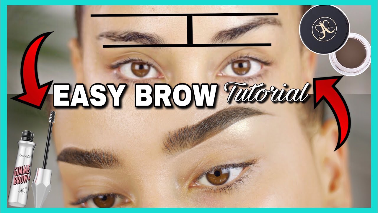 UNEVEN EYEBROW TUTORIAL STEP BY STEP | Sahony Bourdier
