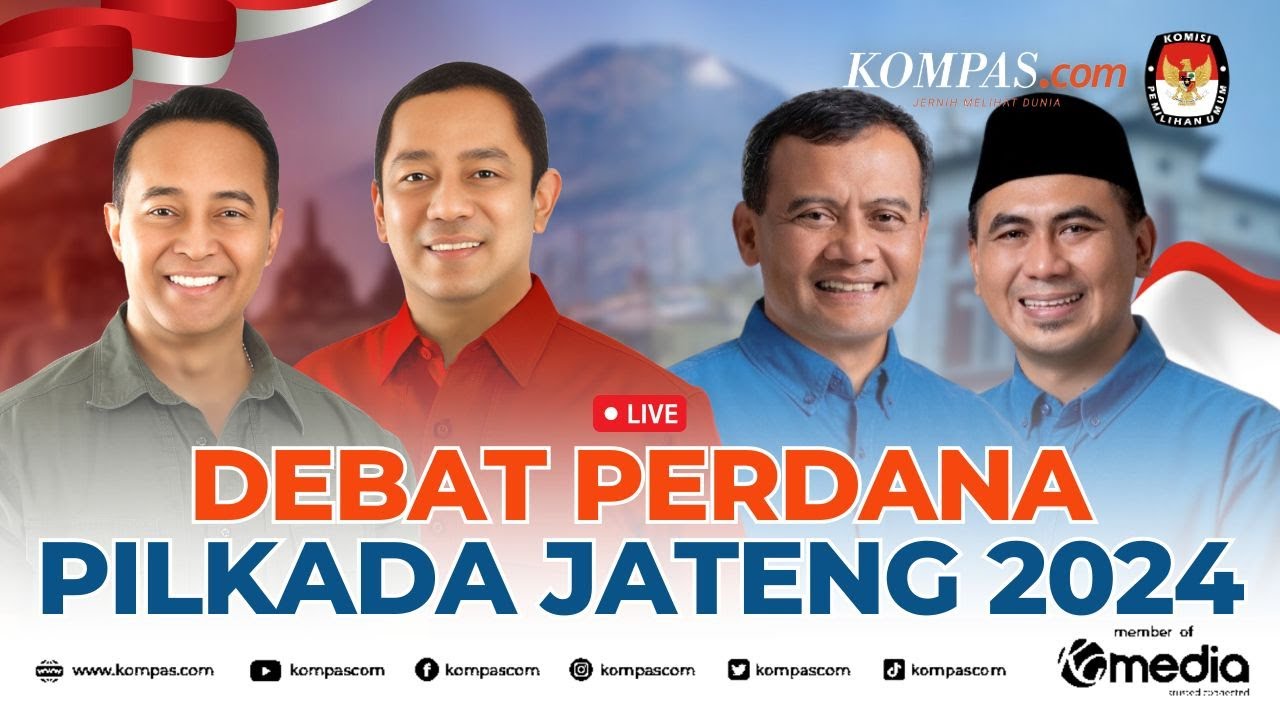 🔴LIVE - Debat Perdana Pilkada Jawa Tengah 2024