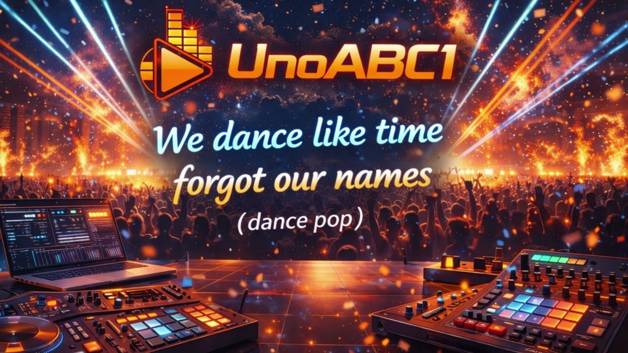 We dance like time forgot our names(dance pop)