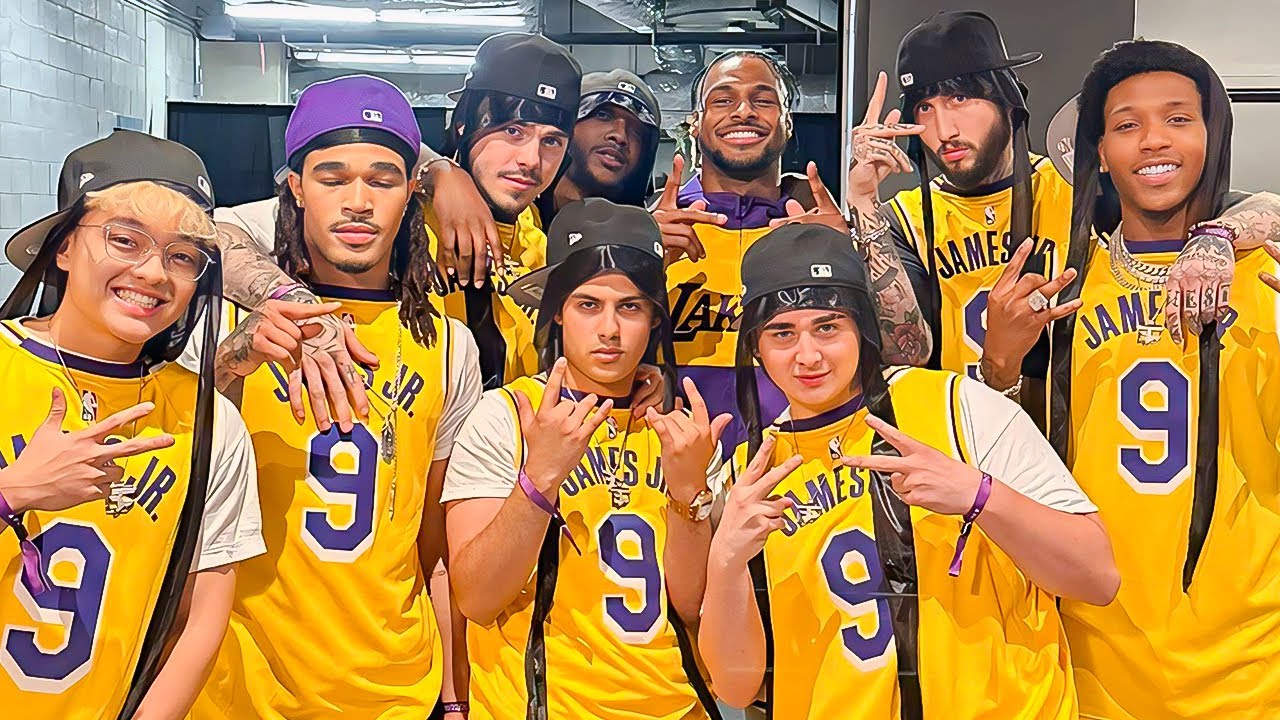 FaZe Meets LeBron & Bronny James!