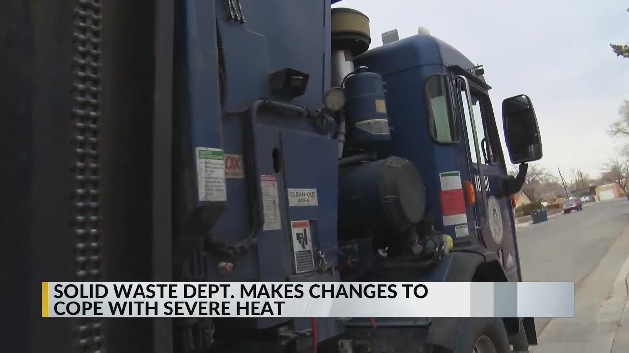 Albuquerque shifting landfill and waste collection two hours earlier due to heat