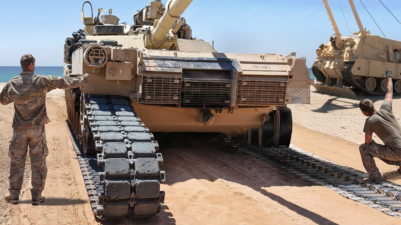 US Army’s Extreme Process to Replace M1 Abrams Massive Tracks