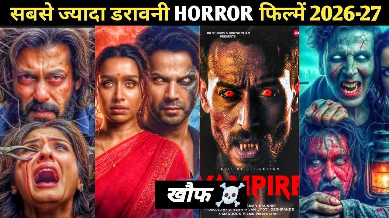 Top 10 Horror Upcoming Movies 2026-27 | 2026 में आने वाली सबसे बड़ी डरावनी Horror फिल्में 