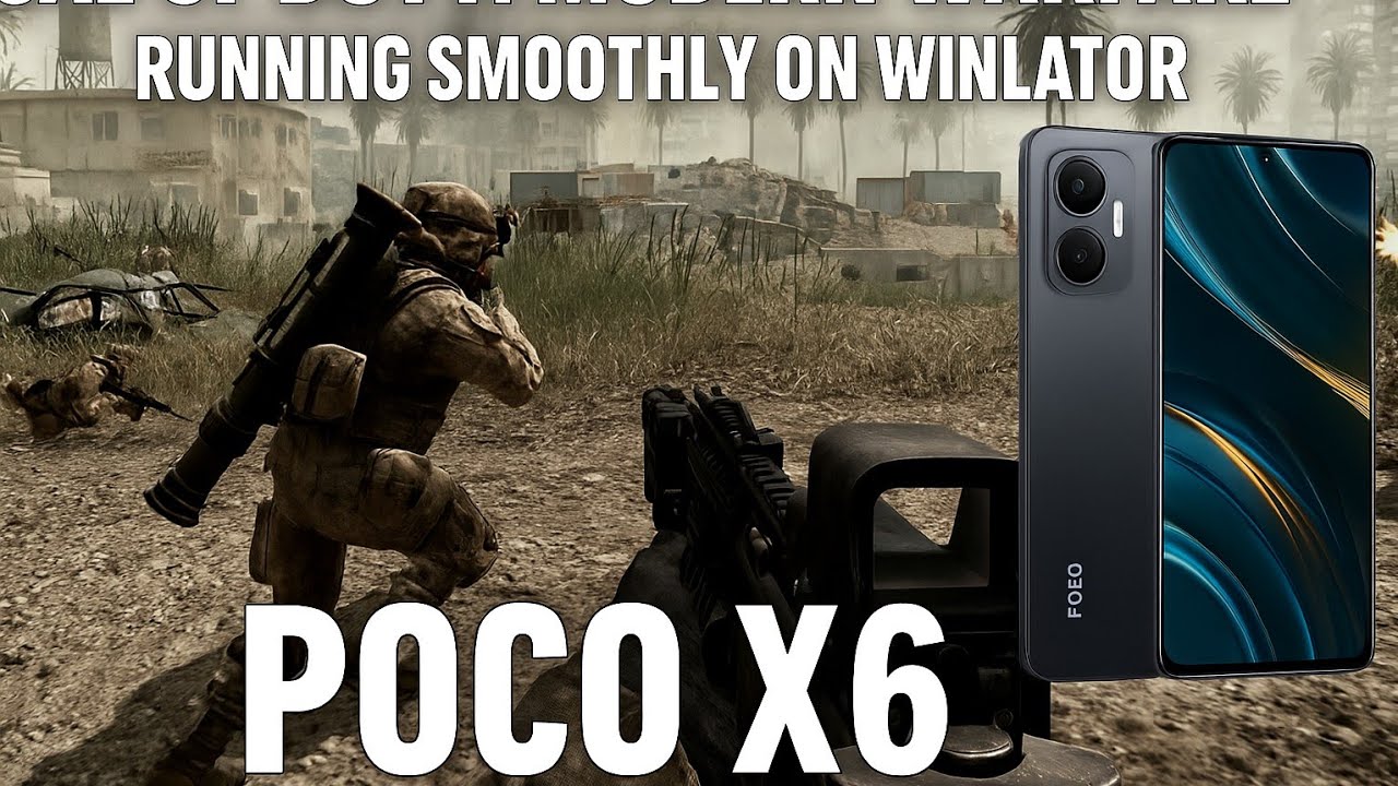 Modern Warfare 4 on Poco X6?! 😱 Smooth 60FPS with Winlator
