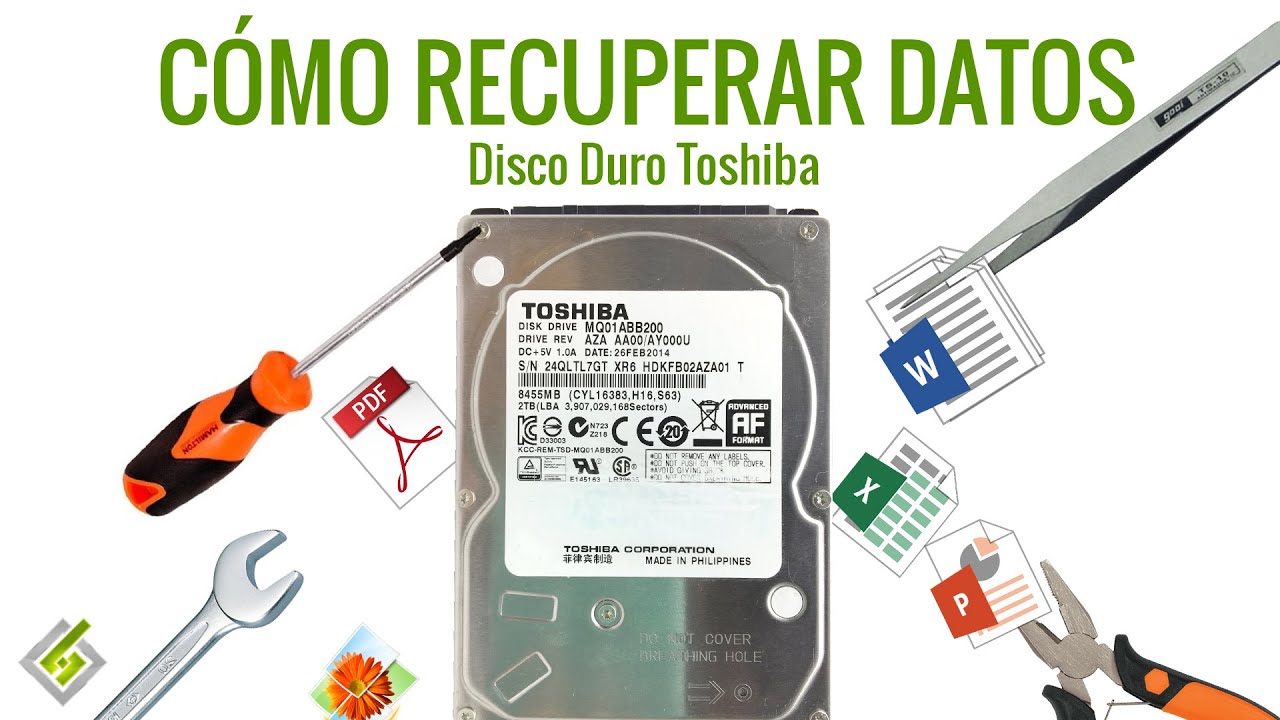 Tutorial como reparar un Disco Duro Cambio de cabezales Toshiba MQ01UBD100 | RecuperoDatos.com