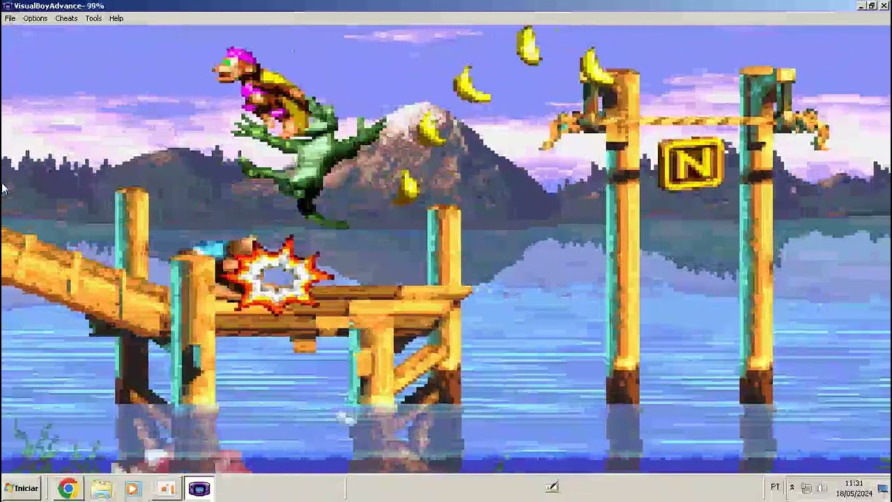 game play donkey kong 3 gba  part 3