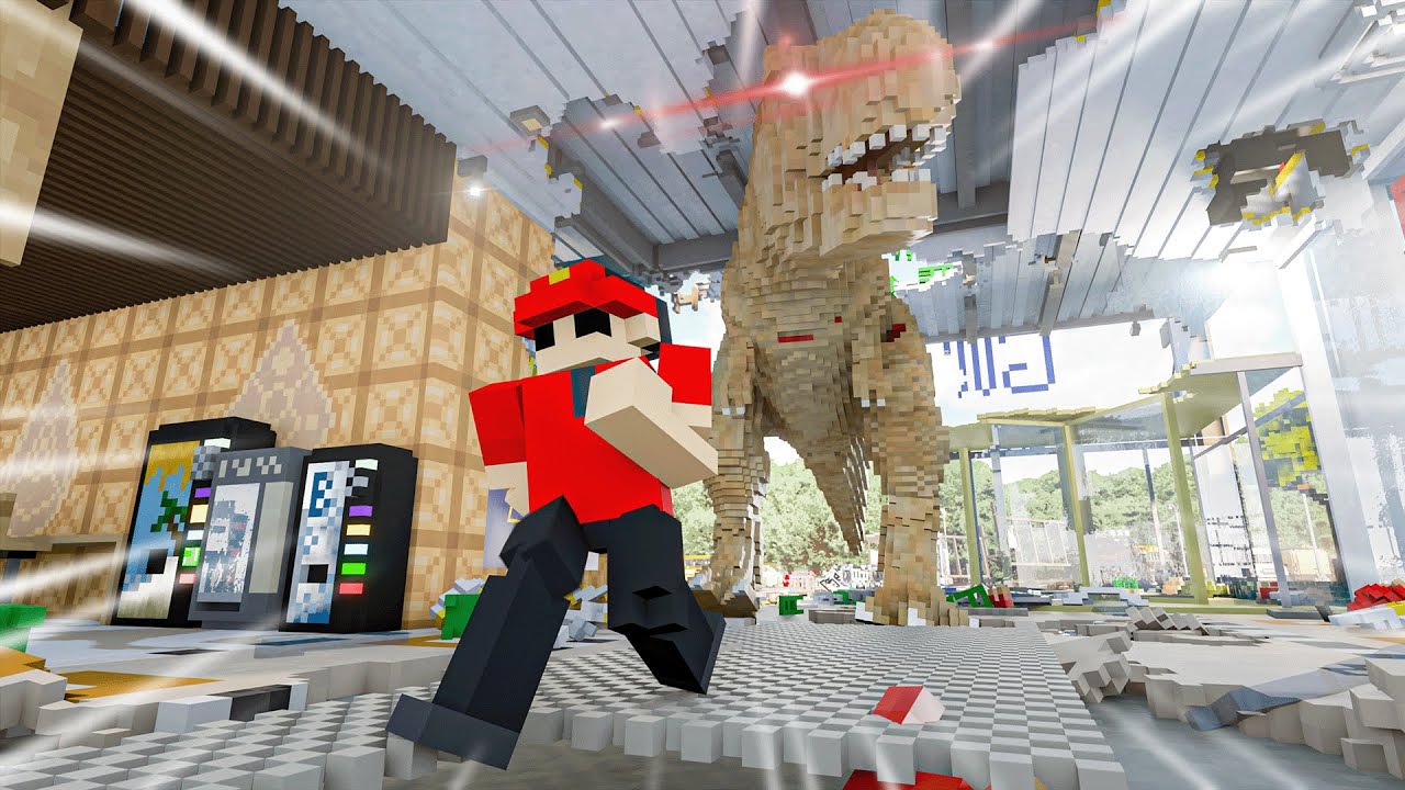 A Gigantic DINOSAUR Destroyed The Mall in Teardown?!