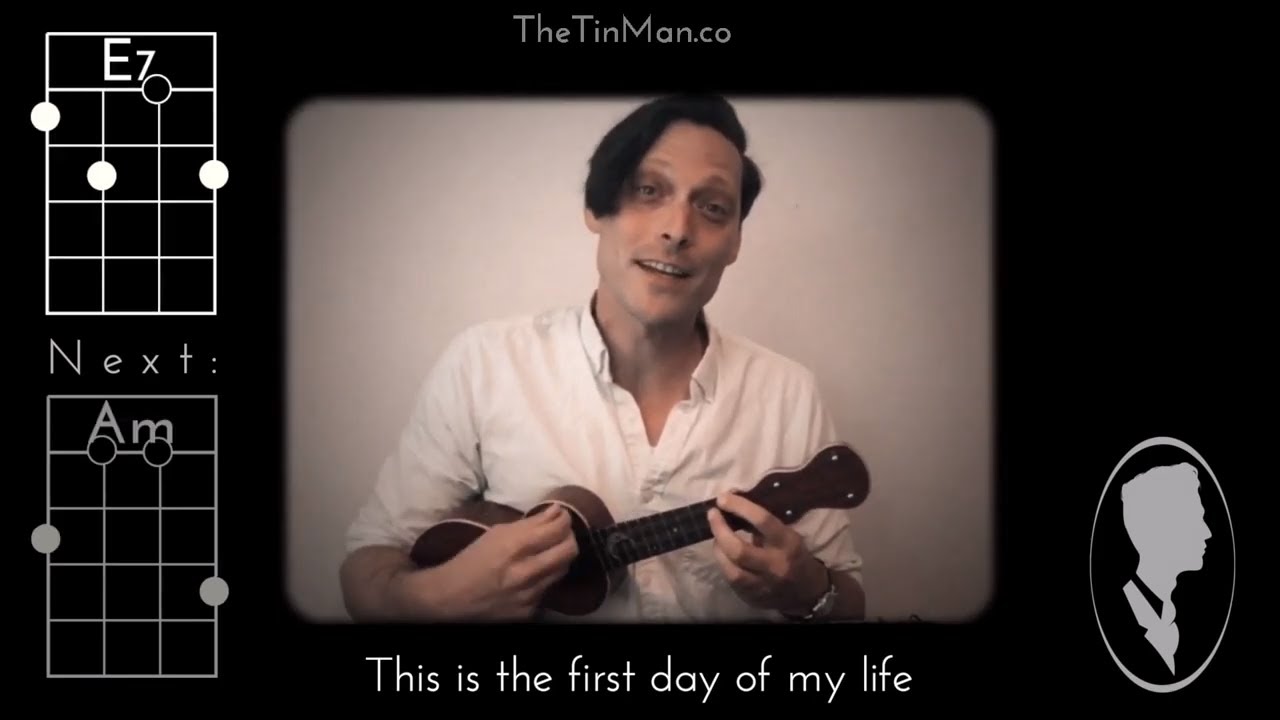 First Day of My Life - Bright Eyes - Ukulele Play-Along (Chords and Lyrics)
